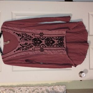 Free people high-low tunic tee